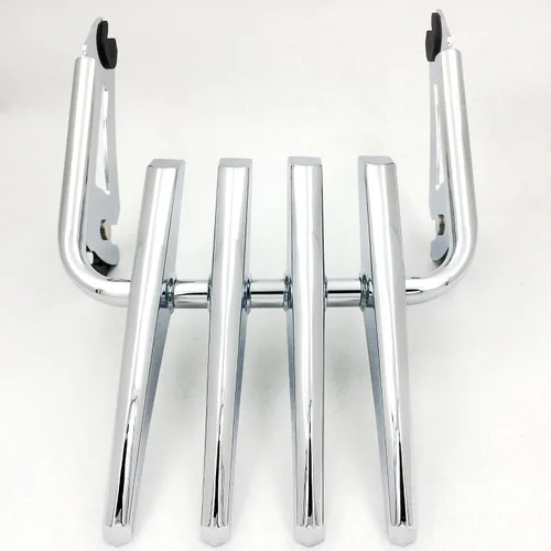Vista 4 de Portaequipajes cromado desmontable compatible con H-D Harl Touring FLHR FLTR 2009-2018