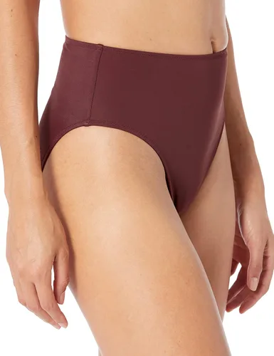 Vista 3 de Tienda Essentials Parte inferior de bikini de cintura alta y pierna alta para mujer