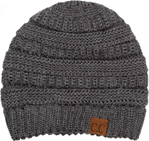 Vista 133 de C.C Trendy Warm Chunky Soft Stretch Cable Knit Beanie