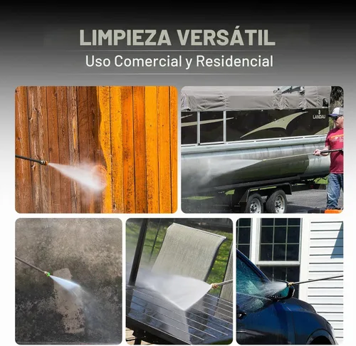 Vista 8 de NOVUS Lavadora a presión de gas 420CC 4400 PSI 4.2 GPM Lavadora eléctrica