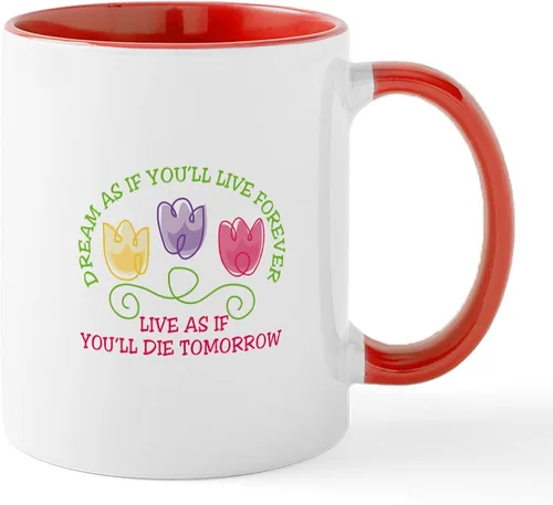 Vista 31 de CafePress Living The Dream Mugs Taza de café de cerámica de 11 oz (11.0 fl oz)
