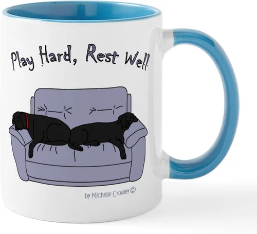 Vista 15 de CafePress Black Lab Mug Taza de café de cerámica de 11 oz (11.0 fl oz)