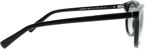Vista 3 de Banana Republic Johnny - Gafas de sol para hombre, color negro, gris oscuro, degradado, 51