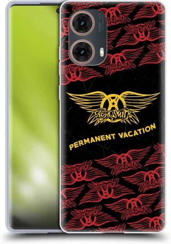 Vista 87 de Head Case Designs Officially Licensed Aerosmith Back in The Saddle Again Classics Gel Case [Military Grade Protection] Compatible with Moto E7