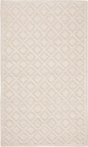 Vista 11 de SAFAVIEH Vermont Collection - Alfombra decorativa de 2 pies 3 pulgadas x 4 pies, marfil y negro, lana hecha a mano, ideal para zonas de alto tráfico