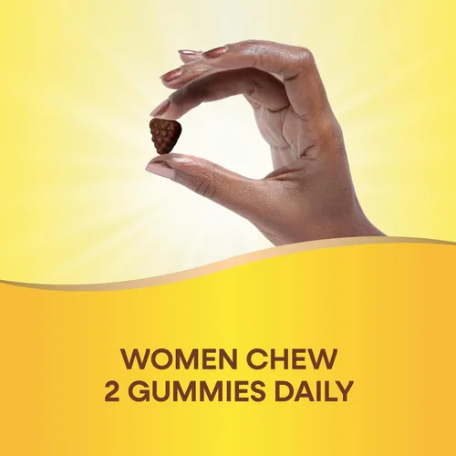 Vista 6 de Nature's Way Alive! Multivitaminas diarias de gomitas para mujer, 16 vitaminas y minerales, metabolismo energético*, piel y uñas, vegetariano, sabor