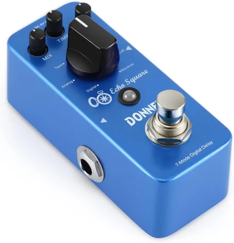 Vista 12 de Donner pedal gigante de guitarra de metal, aumenta el efecto de distorsión, 3 modos