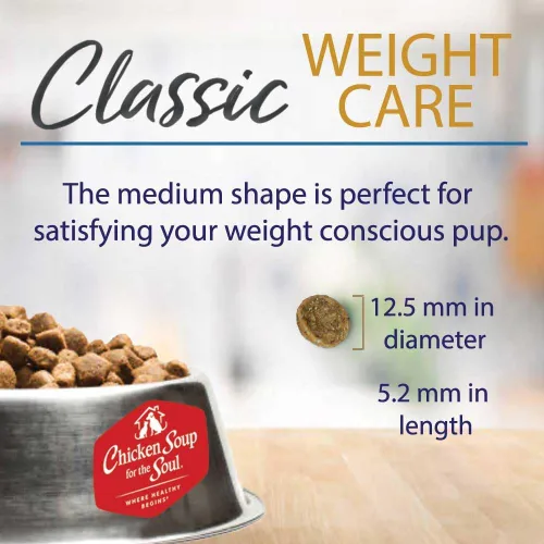 Vista 6 de Chicken Soup for the Soul All Natural Premium Weight Care - Alimento seco para perros adultos, primer ingrediente de carne real, sin subproductos