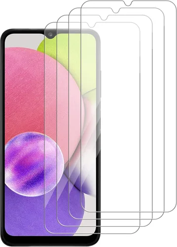 Vista 11 de Paquete de 4 protectores de pantalla de vidrio compatibles para Samsung Galaxy A07 5G / 4G [dureza 9H] - Vidrio templado de pantalla HD, resistente