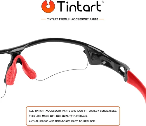 Vista 6 de Tintart Kits de goma para orejas y nariz, compatibles con Oakley Radar Path Range Edge Pitch