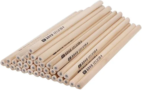 Vista 3 de 50pcs lápiz de escritura de grafito de madera ambiental 2b (triángulo 2B)