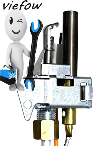 Vista 4 de 100112330 9007876 9007877 Conjunto piloto del calentador de agua Reemplazar el ensamblaje de termopila de gas Nat, compatible con piezas