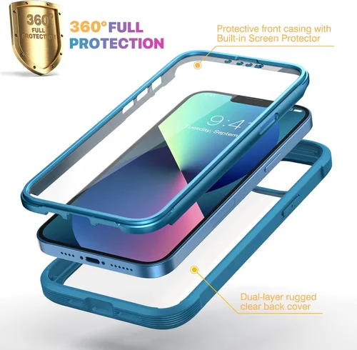 Vista 435 de DIACLARA - Funda transparente compatible con iPhone XR 6.1 pulgadas 2018