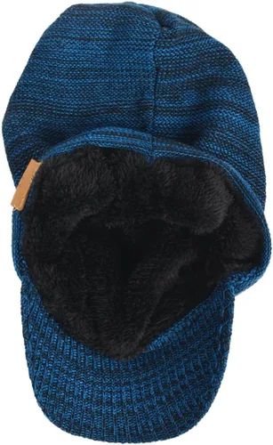Vista 3 de Gorro de punto vintage para hombre con visera B319