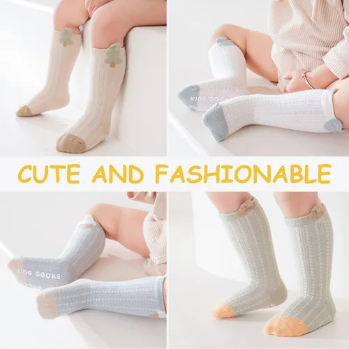 Vista 6 de Nuevos calcetines de malla de verano para bebés, niños y niñas pequeñas, calcetines para recién nacidos, accesorios esenciales para bebés