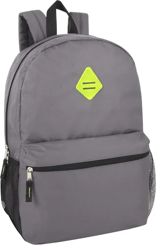 Vista 5 de Trail maker Mochilas al por mayor de 19 pulgadas a granel paquete de 24 para niños escuela para adultos sin fines de lucro Negro