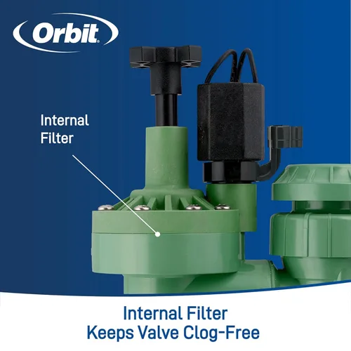 Vista 7 de Orbit 57604 - Paquete de 3 válvulas antisifón automáticas de 1 pulgada FPT serie 100 con control de flujo y reductor de 3/4 pulgadas