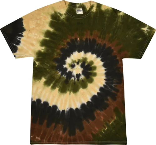 Vista 70 de Colortone Camisetas Tie Dye para Hombre y Mujer - Camisetas de manga corta unisex Tie-Dye para adultos Acadia