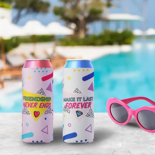 Vista 6 de Bach to The 90s Bachelorette Party Slim Can Coolers 90s Theme Bachelorette Party Can Sleeves