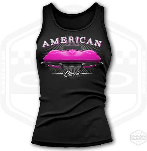 Vista 8 de Camiseta sin mangas para mujer 1967 Corvette American Muscle Car