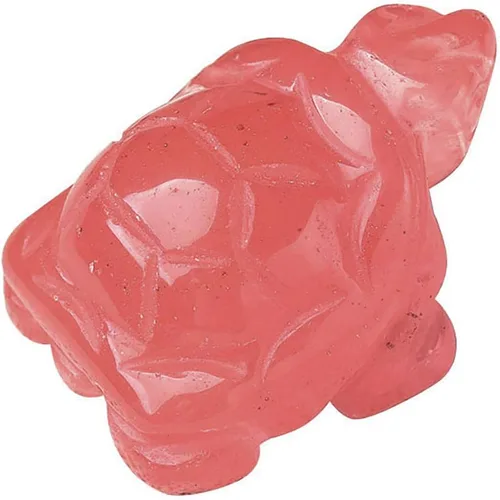 Vista 9 de Figura de tortuga de cristal, estatua de bolsillo de tortuga, tamaño pequeño