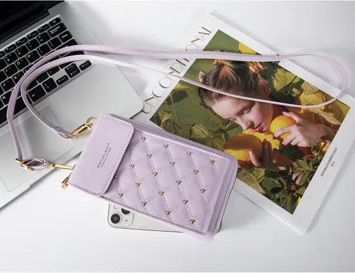 Vista 7 de Montana West Small Crossbody Cell Phone Purse for Women RFID Blocking Cellphone Wallet