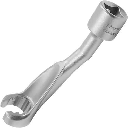 Vista 10 de Juego de 3 piezas de 14mm 17mm 19mm 1/2" Dr. Juego de tuercas de línea de combustible de inyección de carril común, 12 puntos de Juego de tuercas