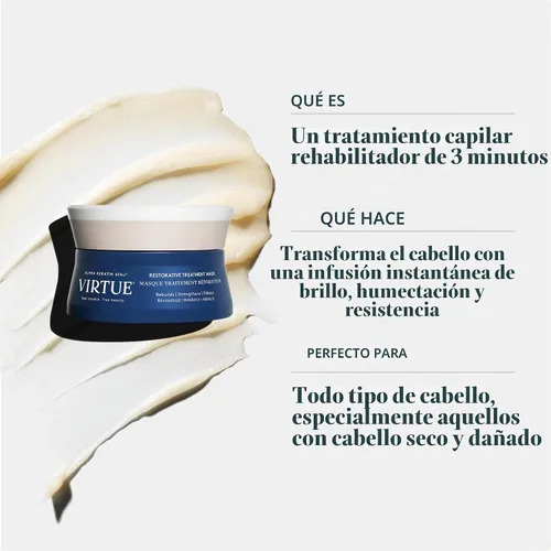 Vista 5 de Mascarilla de tratamiento restaurador VIRTUE