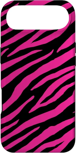 Vista 27 de Pink Black Zebra Stripes Pattern Design Women Girls Case for iPhone 17