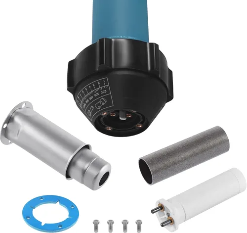 Vista 7 de Pistola de calefacción de soldador de aire caliente de 1600 W 110 V, pistola de soldadura de plástico de antorcha de aire caliente de mano para kit