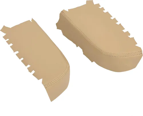 Vista 4 de HECASA Paneles de cubierta para reposabrazos de puerta delantera, compatibles con Honda Pilot PVC 2009-2015, color beige