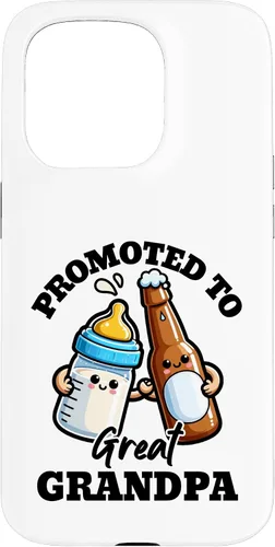 Vista 14 de Great Grandpa to Be Promoted to Great Grandpa Est. 2026 2027 Case for iPhone 16