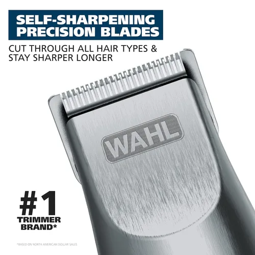 Vista 3 de Wahl Groomsman Cable/Inalámbrico Cortadora De Barba Para Hombres, máquina de cortar el cabello y máquinas de afeitar, recargable para hombre Kit