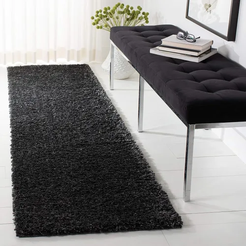 Vista 54 de SAFAVIEH Colección August Shag - Alfombra de área de 6 x 9 pies, color lila, diseño sólido, no desprende pelusa y de fácil cuidado, grosor de 1.2