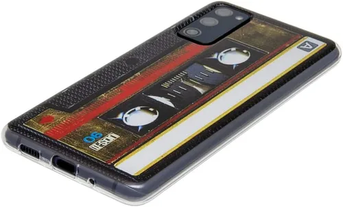 Vista 3 de Funda de teléfono con cinta de casete compatible con Galaxy S20 FE, funda de teléfono con cinta de música mixtape con cubierta trasera protectora