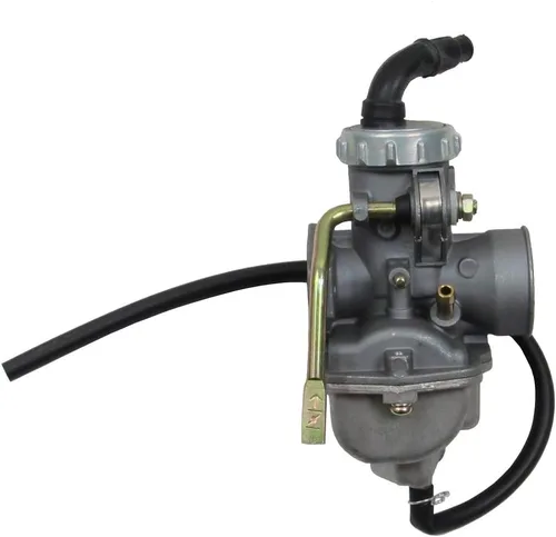 Vista 3 de Carburador PZ20 con palanca de estrangulamiento manual para cuatrimotos de 110 cc, cuatrimotos de 125 cc, moto de cross y GoKarts Kandi TaoTao