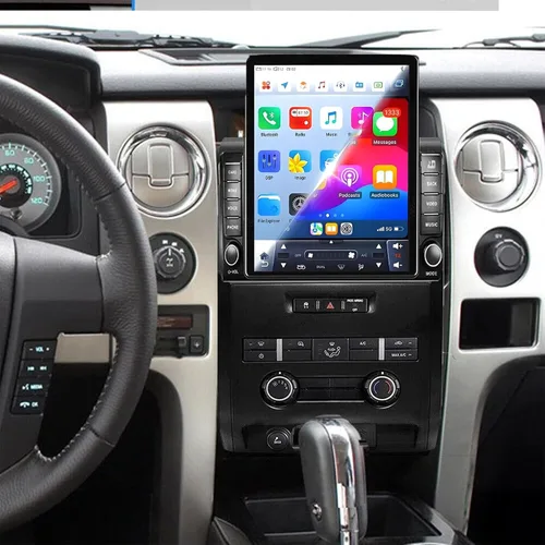 Vista 8 de 9.7 ''pantalla táctil vertical radio del coche para Ford F150 2009 2010 2011 2012 2013 2014 con Carplay inalámbrico Android Auto Bluetooth GPS WiFi