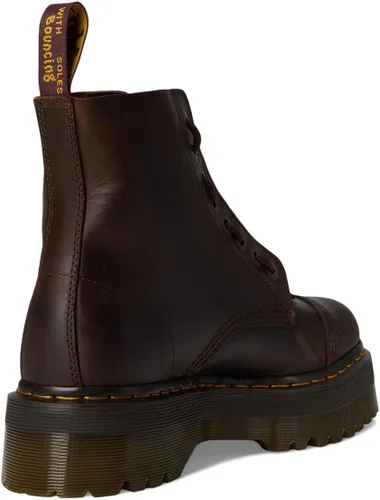 Vista 5 de Dr. Martens Botas de plataforma de cuero Sinclair unisex para adultos