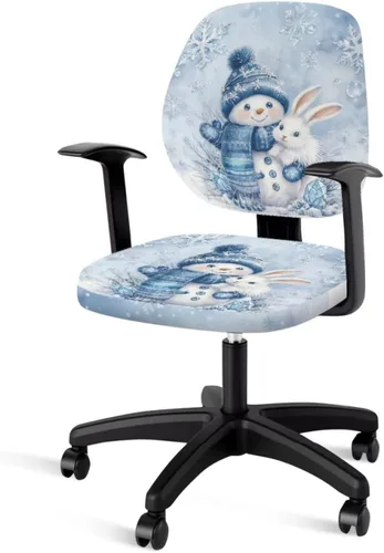 Vista 30 de Funda para silla de oficina con diseño de mariposa de 2 piezas, fundas para silla de juegos, bonitas fundas transpirables para silla de escritorio