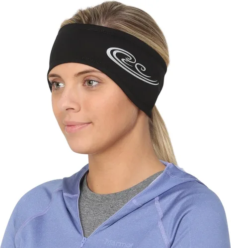 Vista 35 de TrailHeads - Diadema para mujer, diseño de cola de caballo, con banda para la oreja que absorbe la humedad, ideal para correr