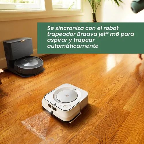 Vista 9 de iRobot Roomba j7+ (7550) Robot aspirador con vaciado automático – Utiliza la navegación PrecisionVision para identificar y evitar objetos como
