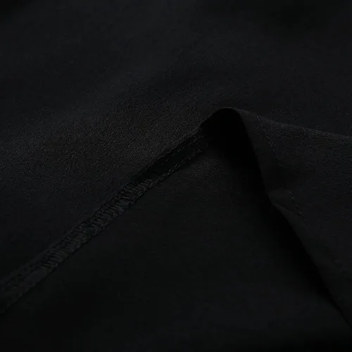 Vista 9 de Twoker Vestidos de mujer de color cuello vuelto botones cintura con cordones media manga vestido casual de primavera para mujer