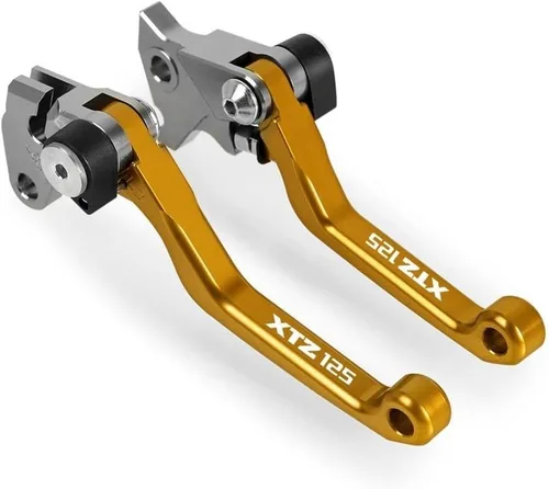 Vista 11 de DOUKI Para Yamaha XTZ125 2003-2016 2015 2014 Motocross Dirt Bike CNC Palancas de embrague de freno de aluminio Palanca plegable Palanca de palanca