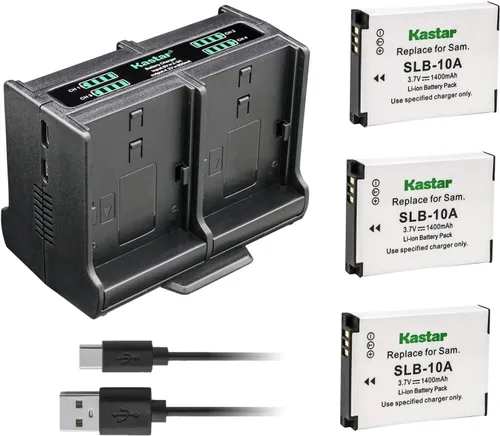 Vista 7 de Kastar Cargador de batería cuádruple compatible con JVC BN-VH105 BN-VH105E BN-VH105EU BN-VH105US GC-XA GC-XA1 ADIXXION GC-XA1BUS ADIXXION GC-XA2