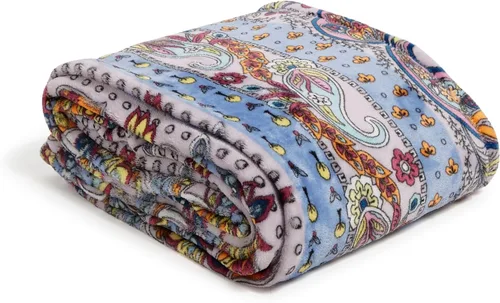 Vista 7 de Vera Bradley Manta de forro polar para mujer, manta de felpa suave para sofá, dormitorio y decoración del hogar