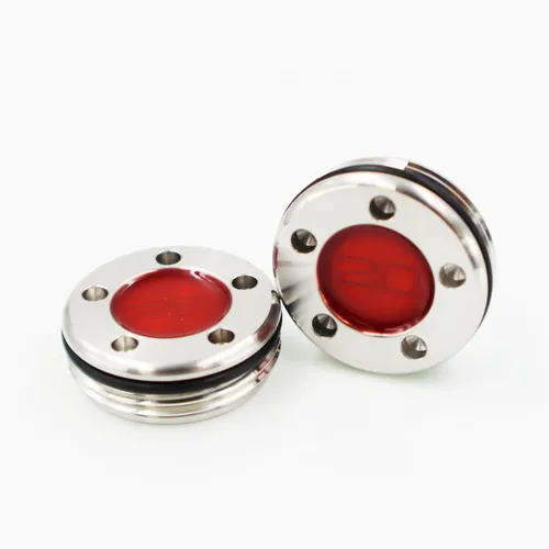 Vista 3 de 2 pesos personalizados de 0.71 oz + llave roja para putters Titleist Scotty Cameron, color rojo Compatible with Titleist Scotty Cameron Putters