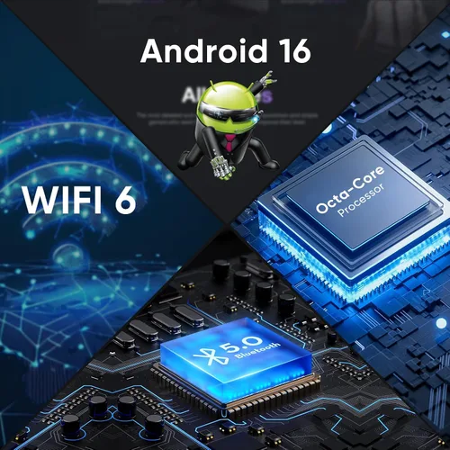Vista 3 de WXUNJA Tablet Android 15, tabletas de 11 pulgadas con procesador Octa Core, 12 GB de RAM 128 GB de ROM 1 TB de expansión, Widevine L1, batería