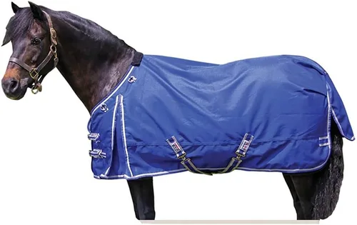 Vista 10 de Dura-Tech Viking Classic Pony Turnouts - Manta de caballo Surcingle Euro Fit Mantas impermeables para caballos Manta de caballo 1200D Manta