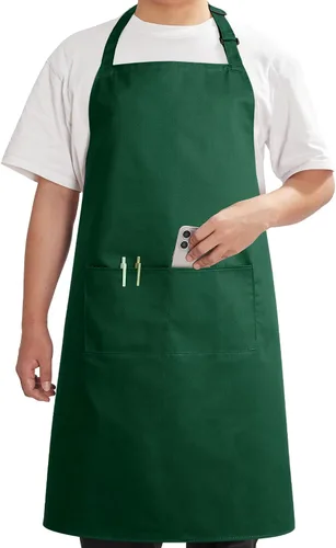Vista 15 de Syntus Chef Apron for Men Women Kitchen Cooking Apron with Pockets, Adjustable Bib Aprons Stain Resistant