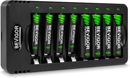 Vista 10 de Cargador de batería AA AAA para batería recargable AA AAA, cargador solamente